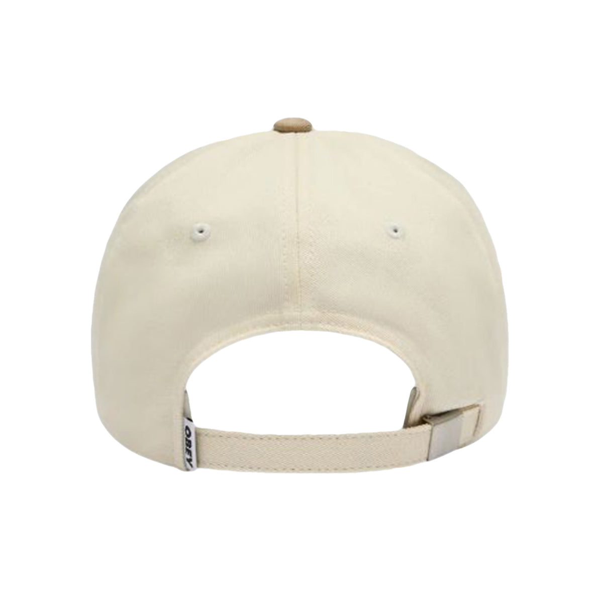 Obey Design Studios 5 Panel Strapback Pale Khaki Multi - Cappellino con Visiera Beige 100490151 PKH OBEY 