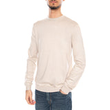 Onswyler Life Reg 14 LS Crewknit Noos Silver Lining – Herren-Rundhalspullover Beige Herren ONLY & SONS
