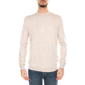 Onswyler Life Reg 14 LS Crewknit Noos Silver Lining - Maglione Girocollo Uomo Beige 22020088 SLG ONLY & SONS 