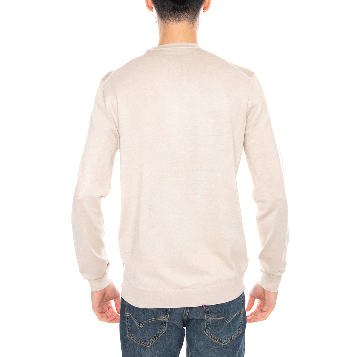 Onswyler Life Reg 14 LS Crewknit Noos Silver Lining - Maglione Girocollo Uomo Beige 22020088 SLG ONLY & SONS 