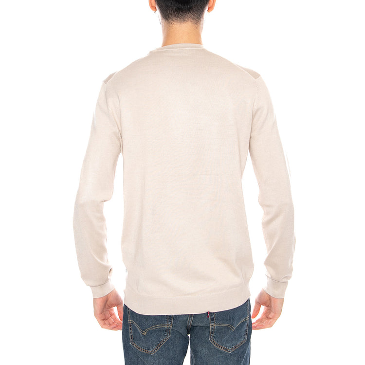 Onswyler Life Reg 14 LS Crewknit Noos Silver Lining - Maglione Girocollo Uomo Beige 22020088 SLG ONLY & SONS 
