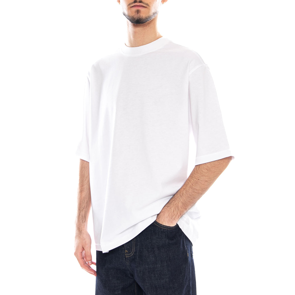 Millenium OVZ SS Tee NOOS - Maglietta Girocollo Uomo Bianca 22027787 BRIGHT WHITE ONLY & SONS 