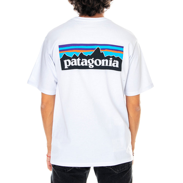 M'S P-6 LOGO RESPONSIBILI-TEE - Maglietta Girocollo Uomo Bianca 38504 WHI PATAGONIA 