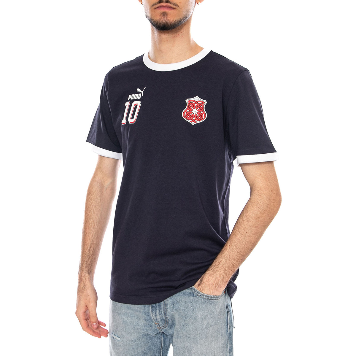 FUTURE.PUMA.ARCHIVE Tee - Maglietta Girocollo Uomo Blu 635368 16 PUMA 