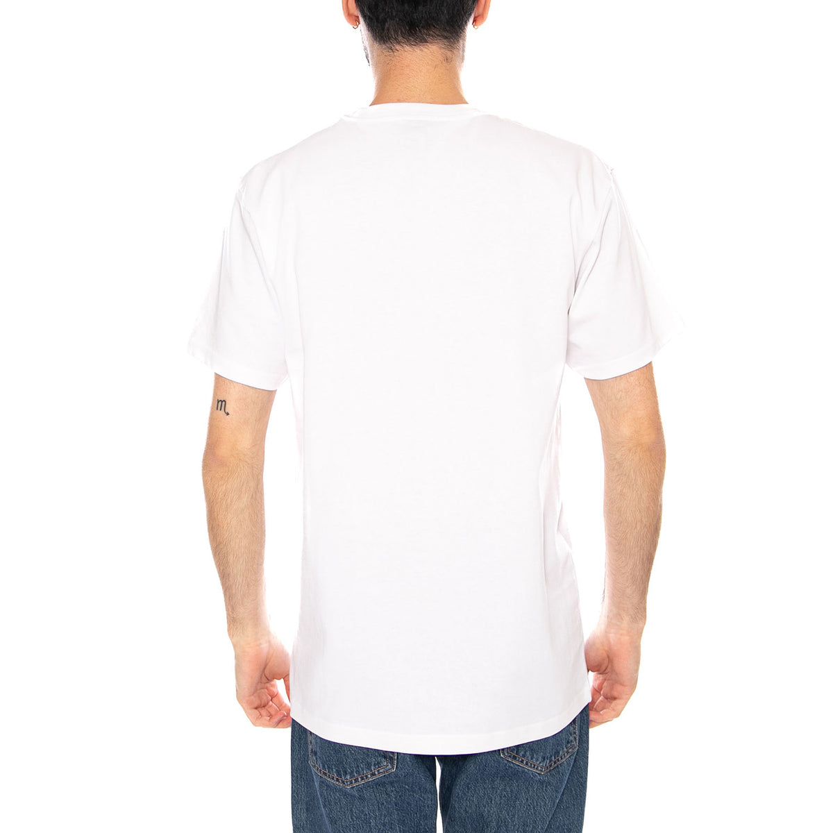 DELFINO FLOWER GUY T-SHIRT - Maglietta Girocollo Uomo Bianca SCA-TEE-13365 WHT SANTA CRUZ 