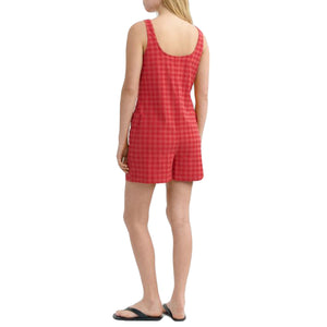 MAUD JUMPSUIT RED SEERSUCKER - Tuta Donna Rossa WJS00123 RSK THINKING MU 