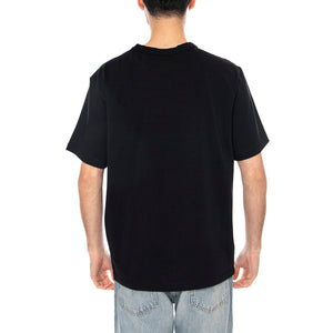 SS Solid Tee Black - Maglietta Girocollo Uomo Nera 112365120 BLK WRANGLER 