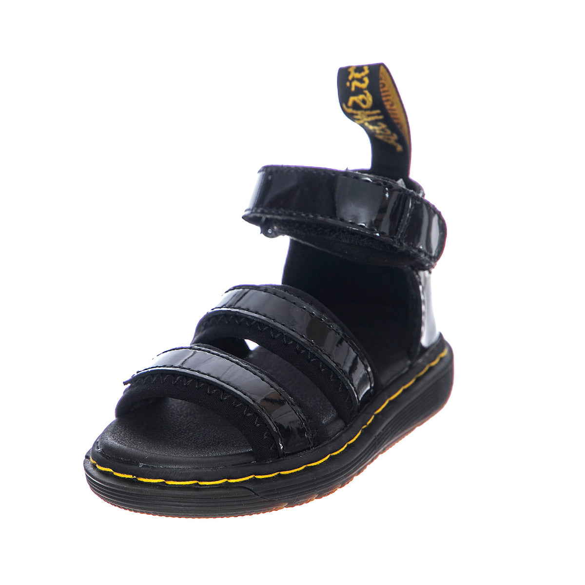 Marabel Infant Sandals - Black Patent Lamper - Sandali Bambino / Bambina Neri - Neonato DMKMARIBK22346001 . DR.MARTENS 