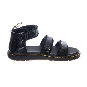 Junior Marabel Sandals - Black Patent Lamper - Sandali Bambino / Bambina Neri DMKMARJBK22352001 . DR.MARTENS 