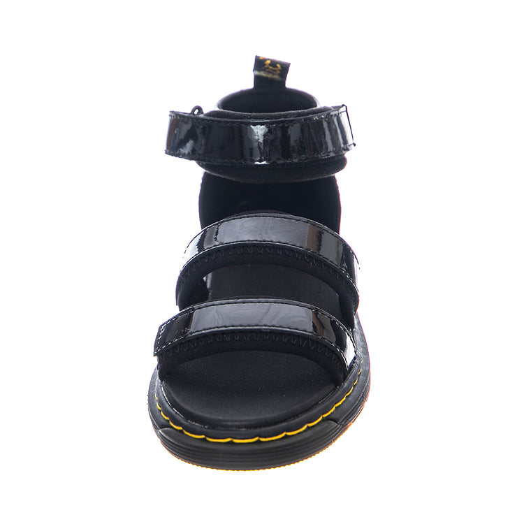 Junior Marabel Sandals - Black Patent Lamper - Sandali Bambino / Bambina Neri DMKMARJBK22352001 . DR.MARTENS 