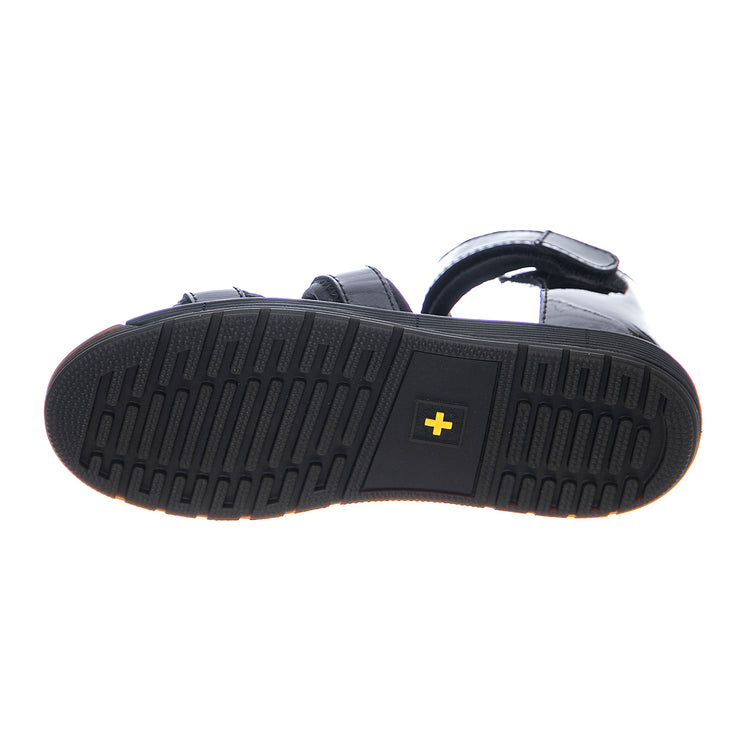 Junior Marabel Sandals - Black Patent Lamper - Sandali Bambino / Bambina Neri DMKMARJBK22352001 . DR.MARTENS 