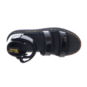 Junior Marabel Sandals - Black Patent Lamper - Sandali Bambino / Bambina Neri DMKMARJBK22352001 . DR.MARTENS 