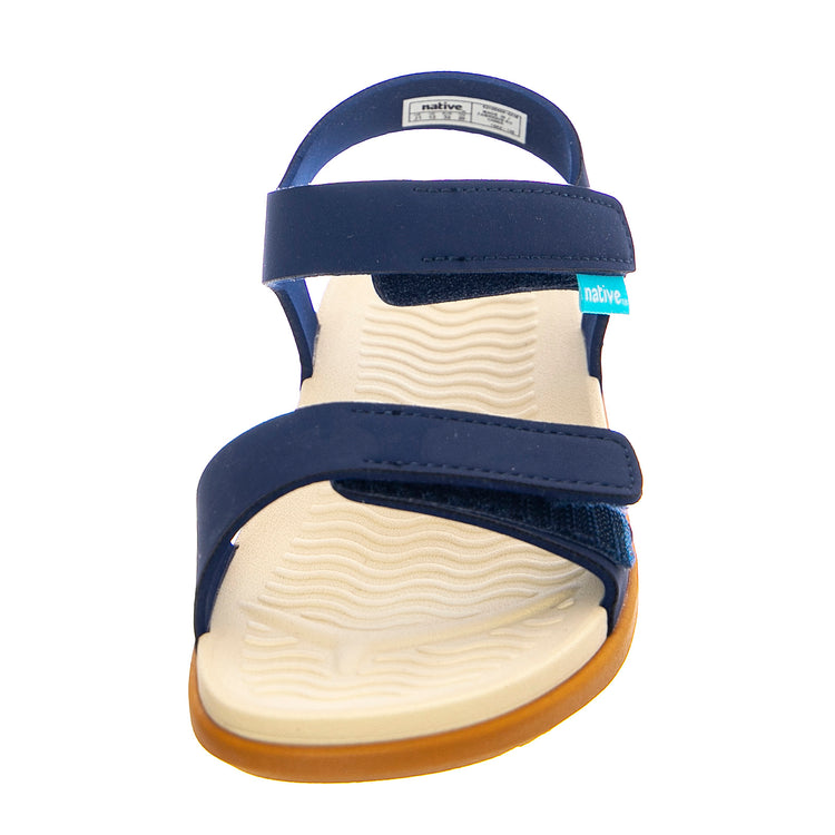 Junior Charlie Sandals - Regatta Blue / Bright White / Brown - Sandali Bambino Multicolore 62105500-4218 . NATIVE 