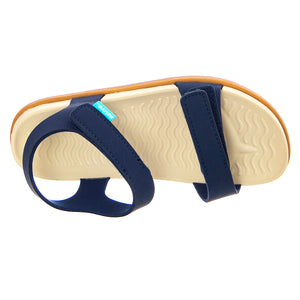 Junior Charlie Sandals - Regatta Blue / Bright White / Brown - Sandali Bambino Multicolore 62105500-4218 . NATIVE 