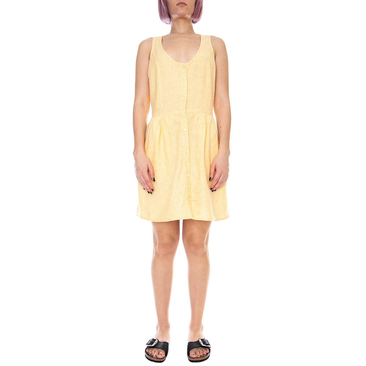 Monte Dress - Yellow - Abito Donna Giallo 401500297-YEL . OBEY 