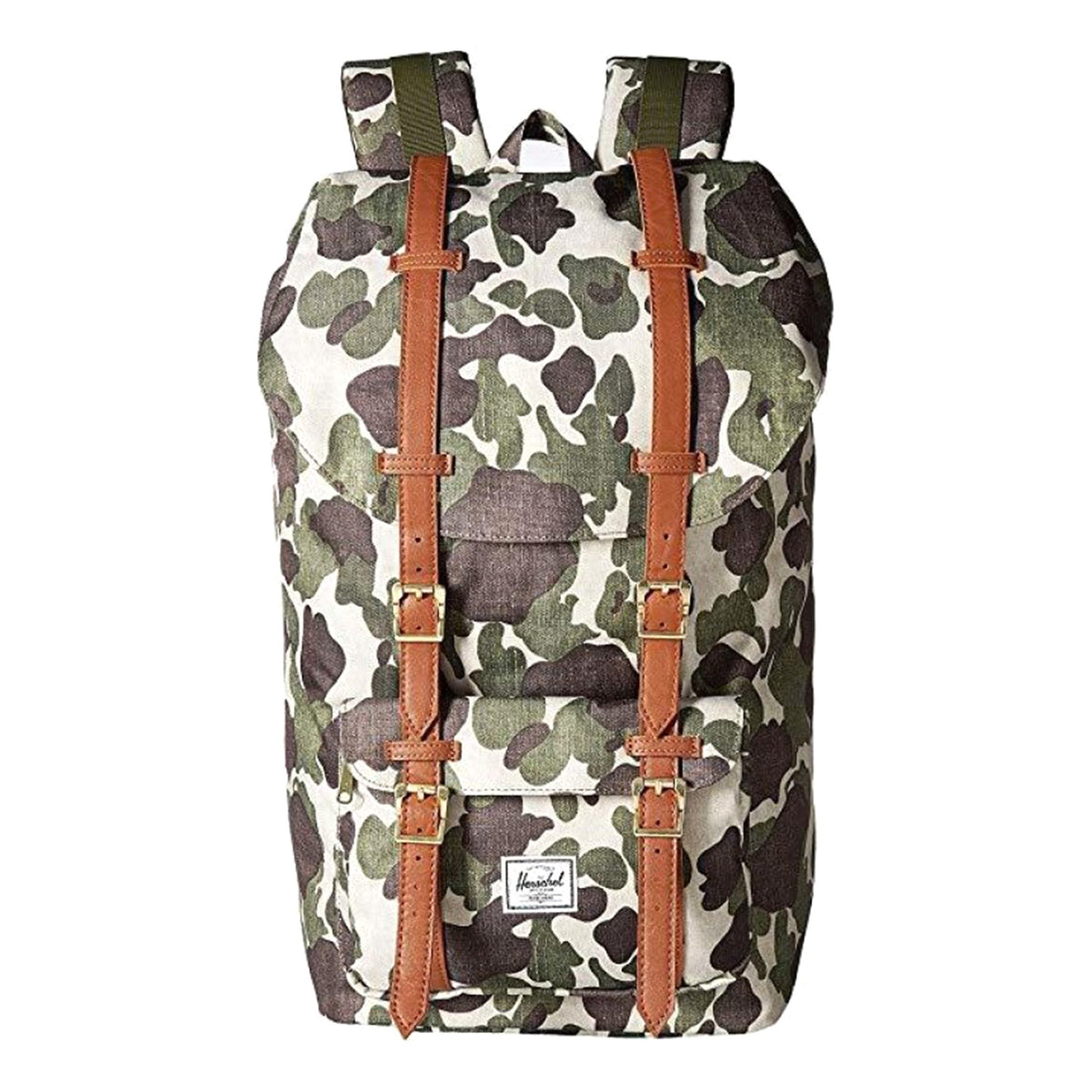 Little America Mid-Volume Backpack - Frog Camo / Tan - Zaino Camo 10020-01858-OS . HERSCHEL 