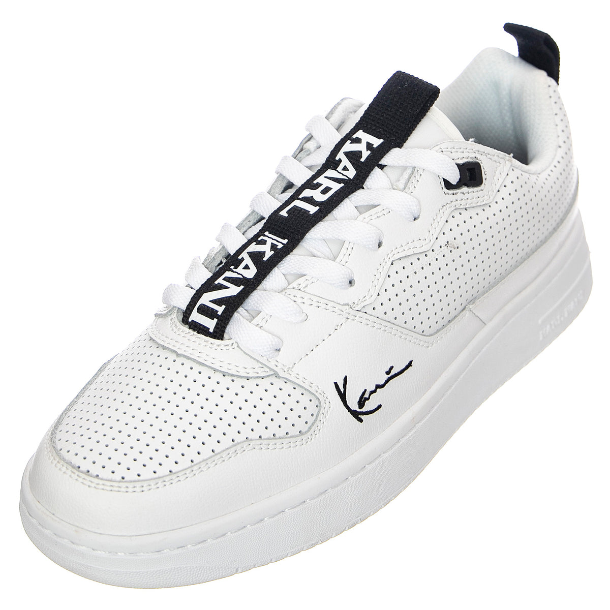 Mens Kani 89 Shoes - White / Black - Scarpe Stringate Profilo Basso Uomo Bianche KRSKKFWM000006 . KARL KANI 