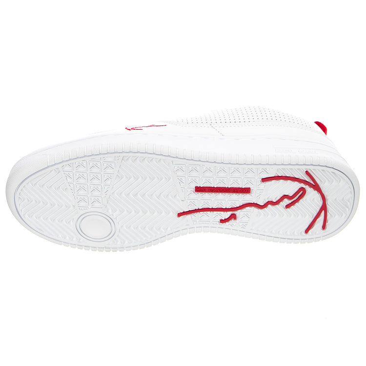 Mens Kani 89 TT Shoes - White / Red - Scarpe Stringate Profilo Basso Uomo Bianche KRSKKFWM000007 . KARL KANI 