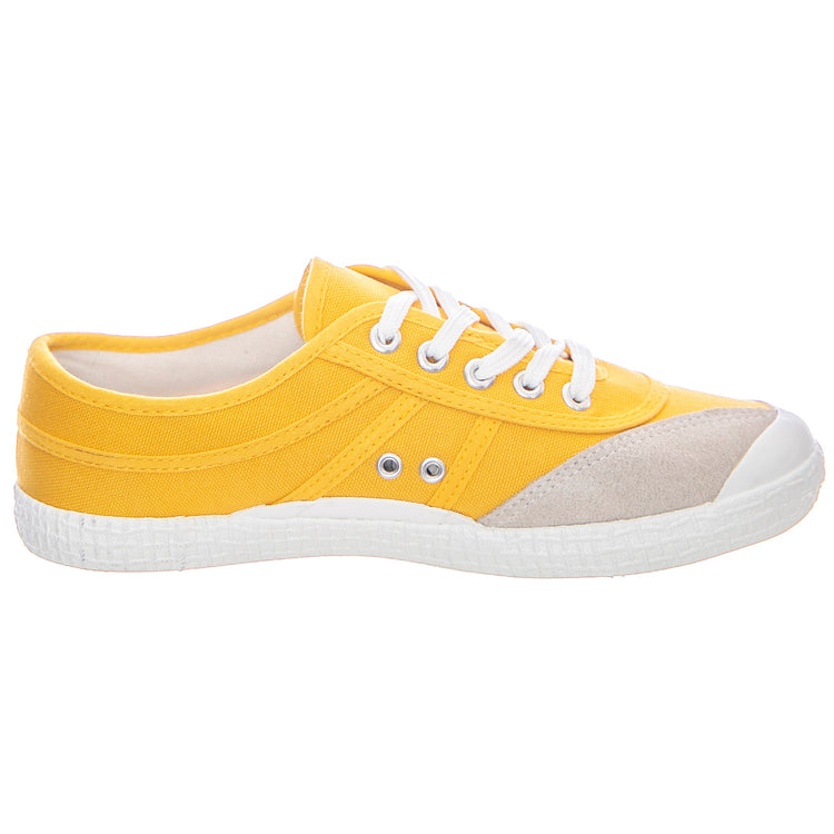 Basic Canvas Shoes - Golden Road Yellow - Scarpe Stringate Profilo Basso Uomo / Donna Gialle KWS192495-5005 . KAWASAKI 