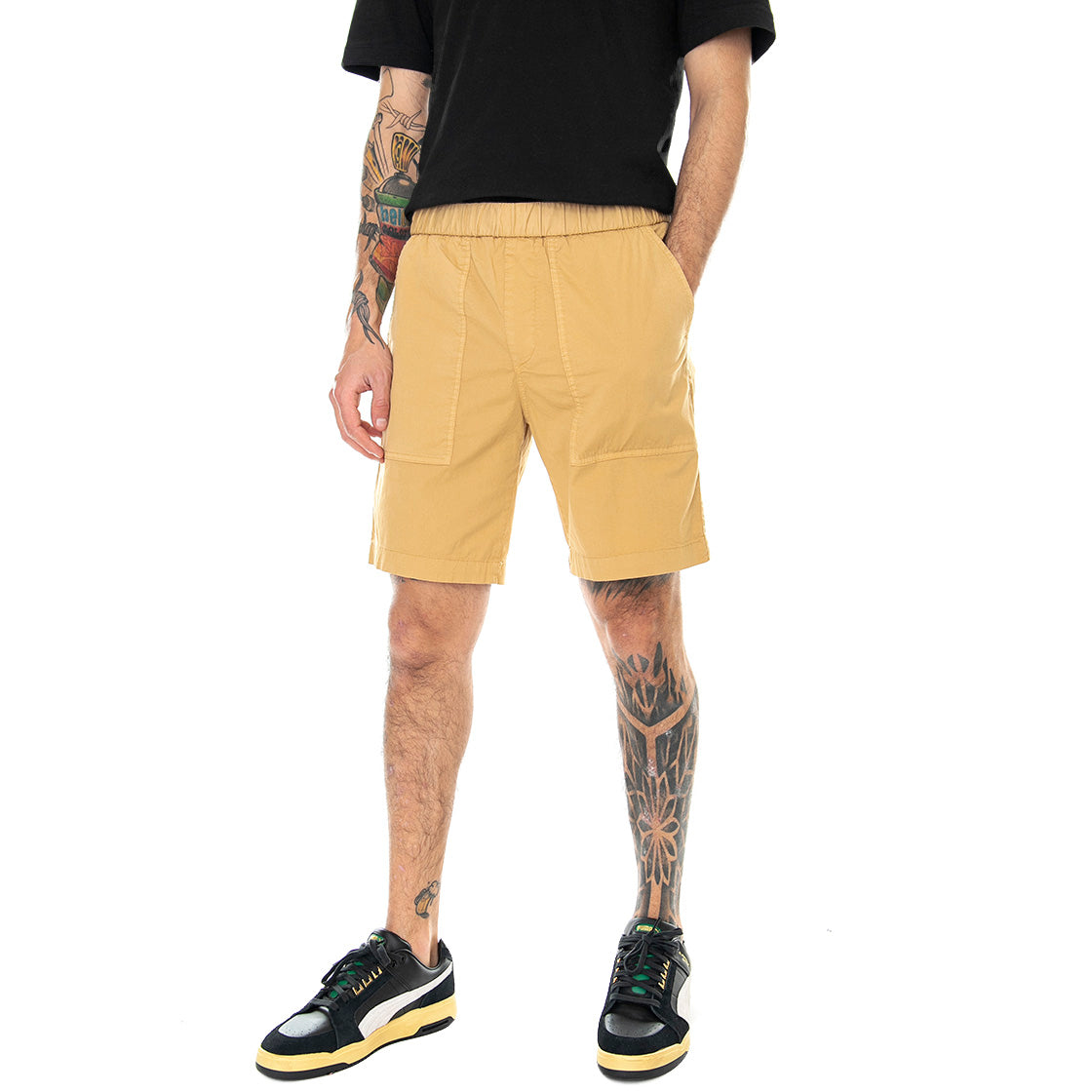 Garrison - Bermuda Uomo Marroni / Paperbag 330454-988 . ELVINE 