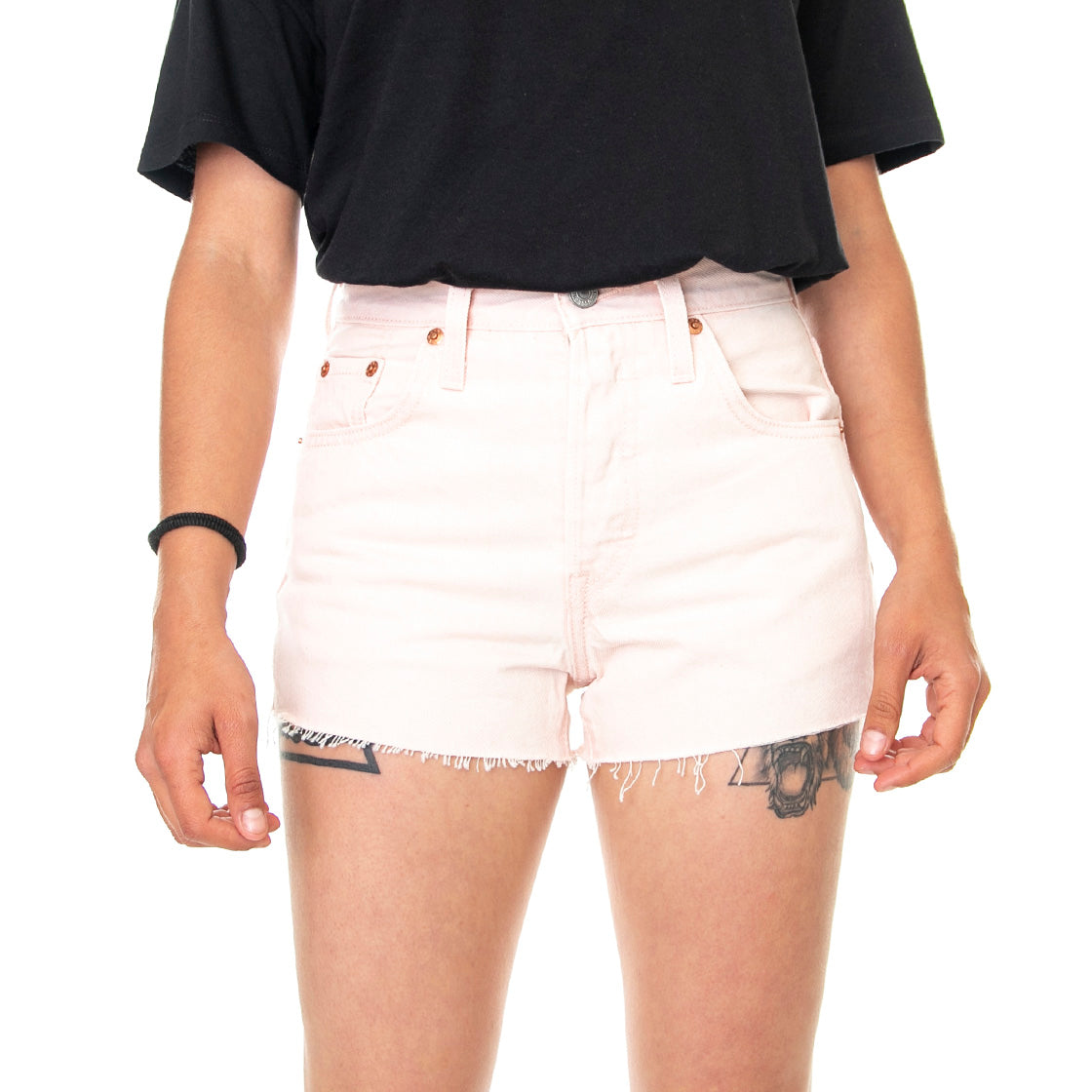 501 Original Yd Botanical Srt - Bermuda Donna Rosa 56327-0260 . LEVIS 