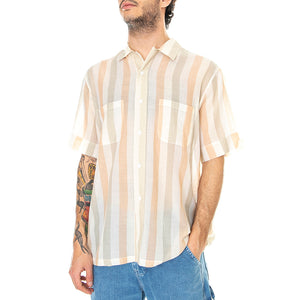 LMC Camp - Camicia Maniche Corte Uomo Multicolore / Cedar Stripe A2174-0001 . LEVIS 