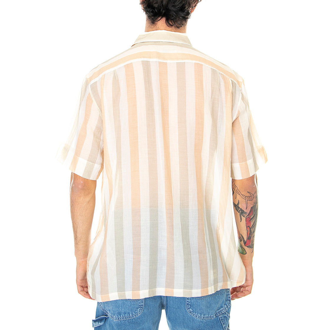 LMC Camp - Camicia Maniche Corte Uomo Multicolore / Cedar Stripe A2174-0001 . LEVIS 