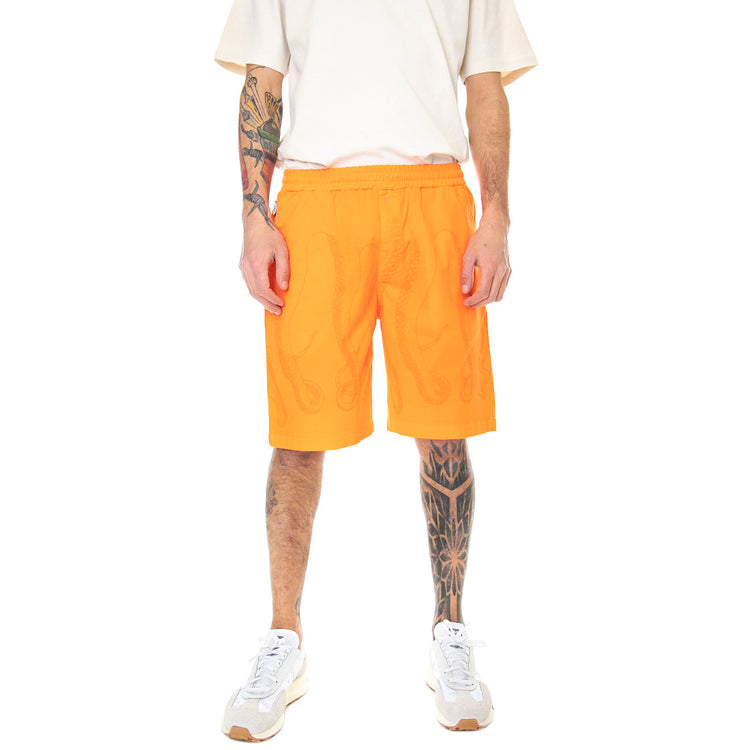 Outline Jogger - Bermuda Uomo Arancioni 22SOJS03-ORANGE . OCTOPUS 