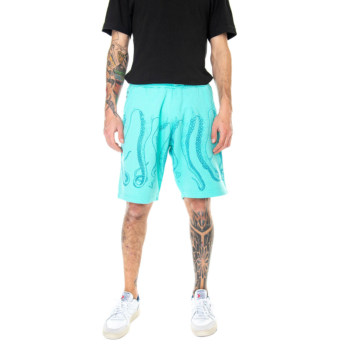 Octopus Dyed - Bermuda Uomo Verdi / Acquamarin 22SOSS04-ACQUAMARIN . OCTOPUS 
