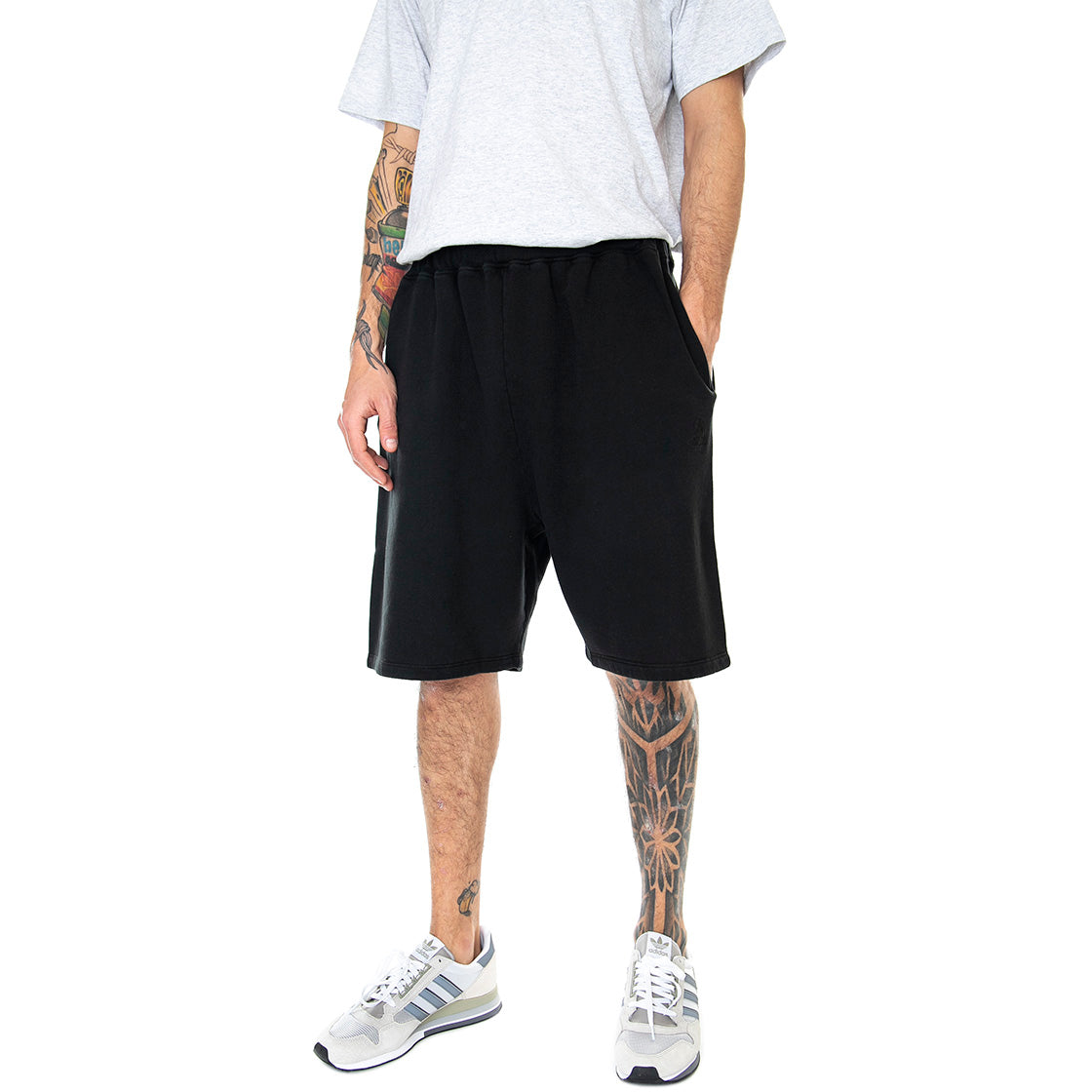 Hybrid - Bermuda Uomo Neri SRAR30155-BLK . ARIES 