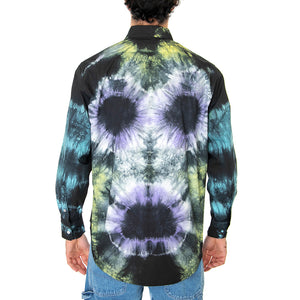 Tie-Dye Headlights - Camicia Uomo Multicolore SRAR40102-MLT . ARIES 