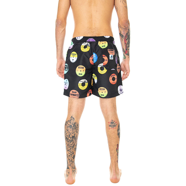 Drift Trunk Record Print, Black - Costume da Bagno Uomo Multicolore I015812.09U.00.03 . CARHARTT WIP 