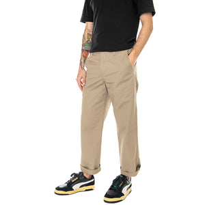 Dallas Leather StoneW - Pantaloni Uomo Marroni I024924.8Y.06.00 . CARHARTT WIP 