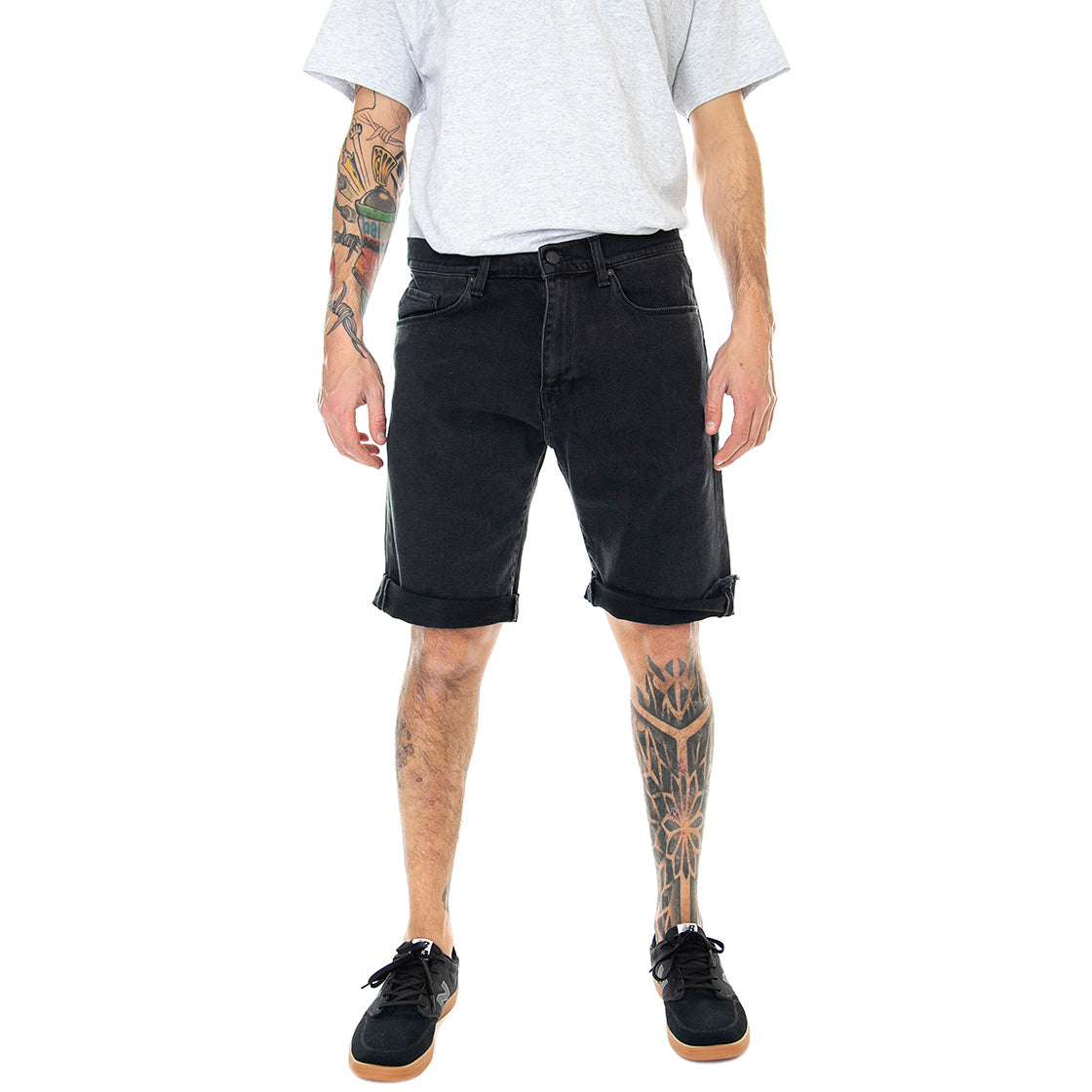 Swell Short Black - Bermuda Uomo Neri I024948.89.06.00 . CARHARTT WIP 