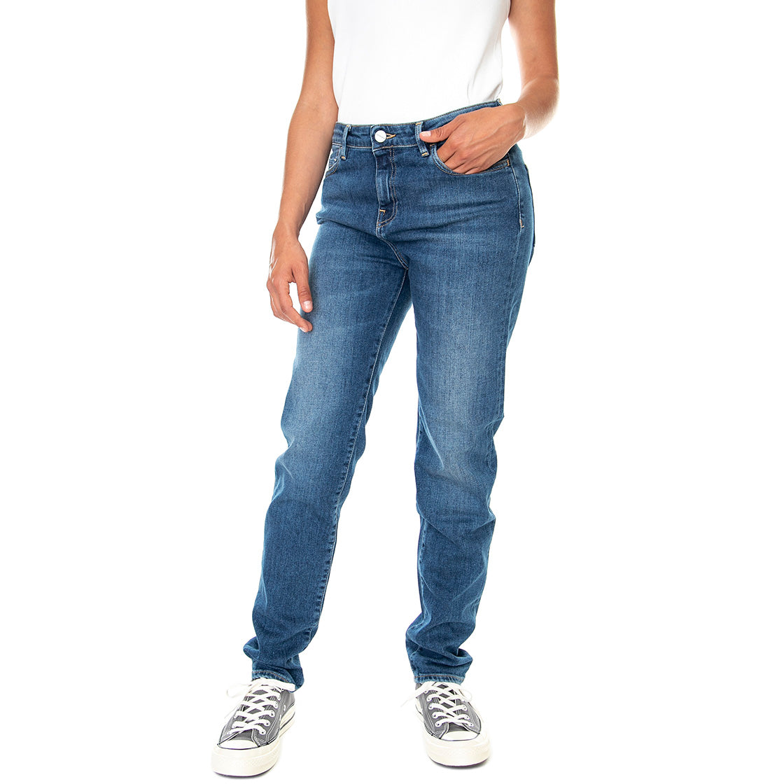W' Bix Pant Blue DSW - Pantaloni Denim Jeans Donna Blu I026603.01.38.00 . CARHARTT WIP 