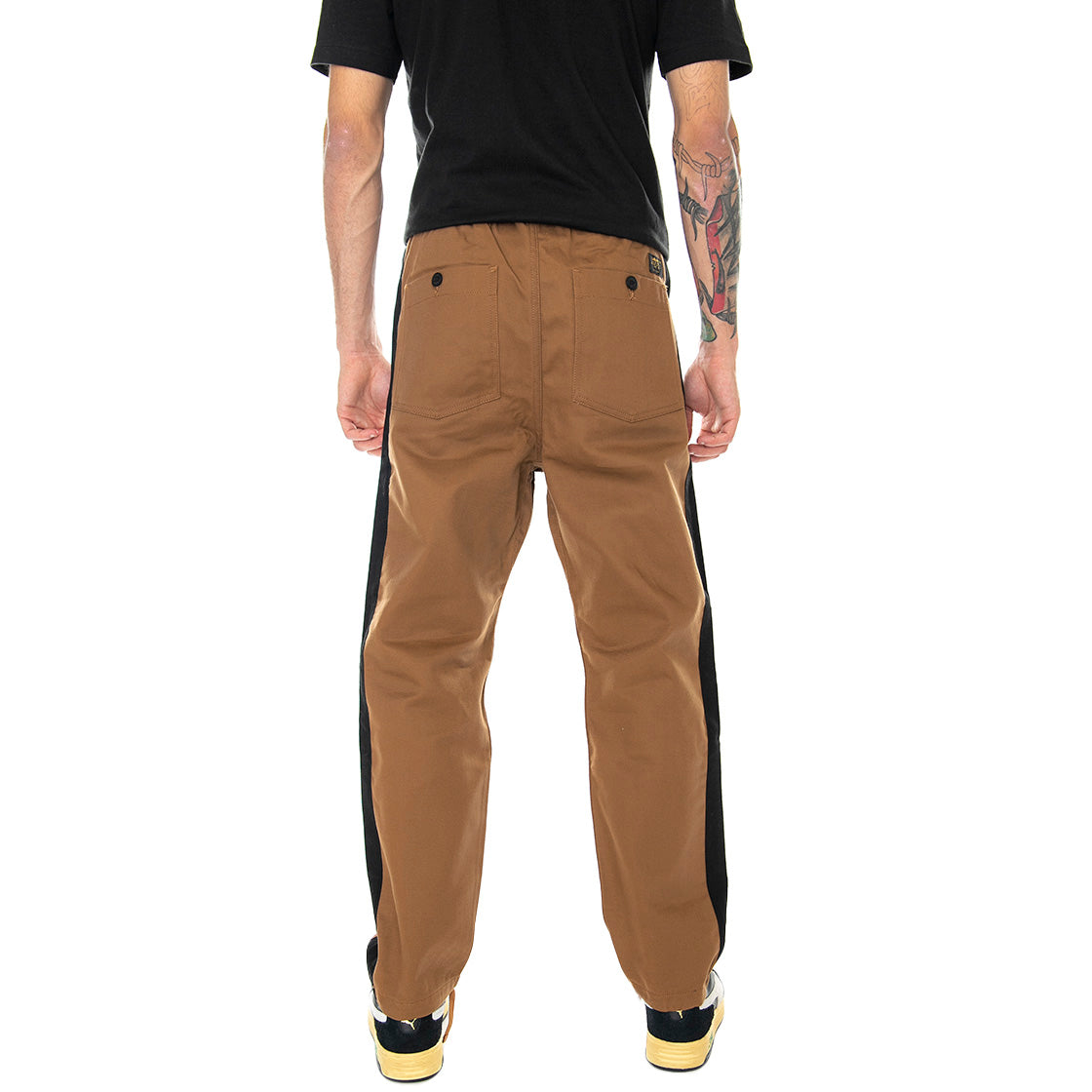 Fordson Contrast Pant Hamilton Brown / Black Rigid - Pantaloni Uomo Marroni I027264.HZ.01.03 . CARHARTT WIP 