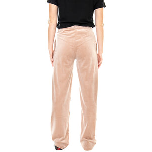 Small Signature - Pantaloni in Velluto Donna Rosa / Sand KRCKW213-066-1 . KARL KANI 