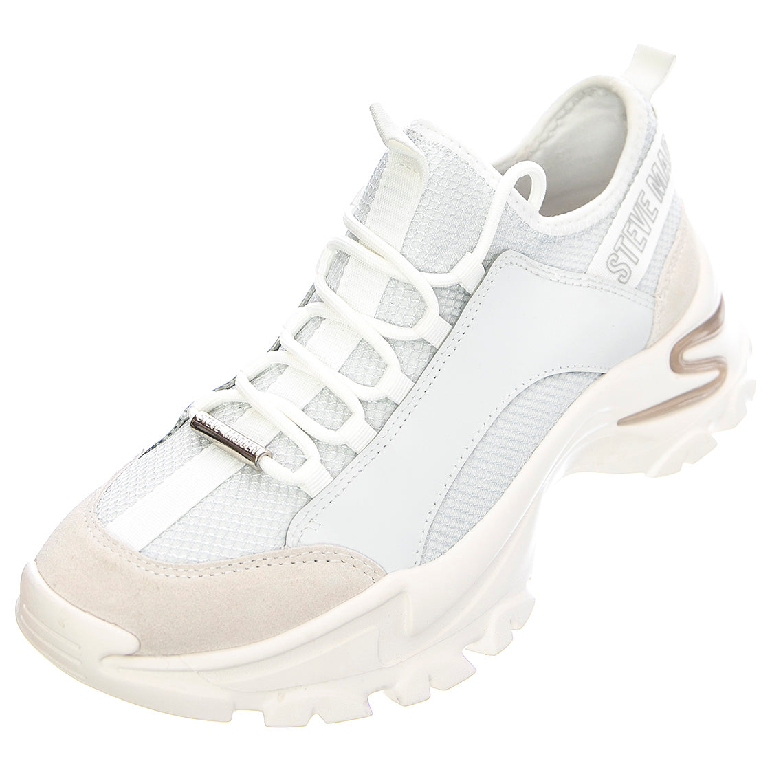 Medusa - Scarpe Stringate Profilo Basso Donna Bianche SMPMEDUSA-WHT . STEVE MADDEN 