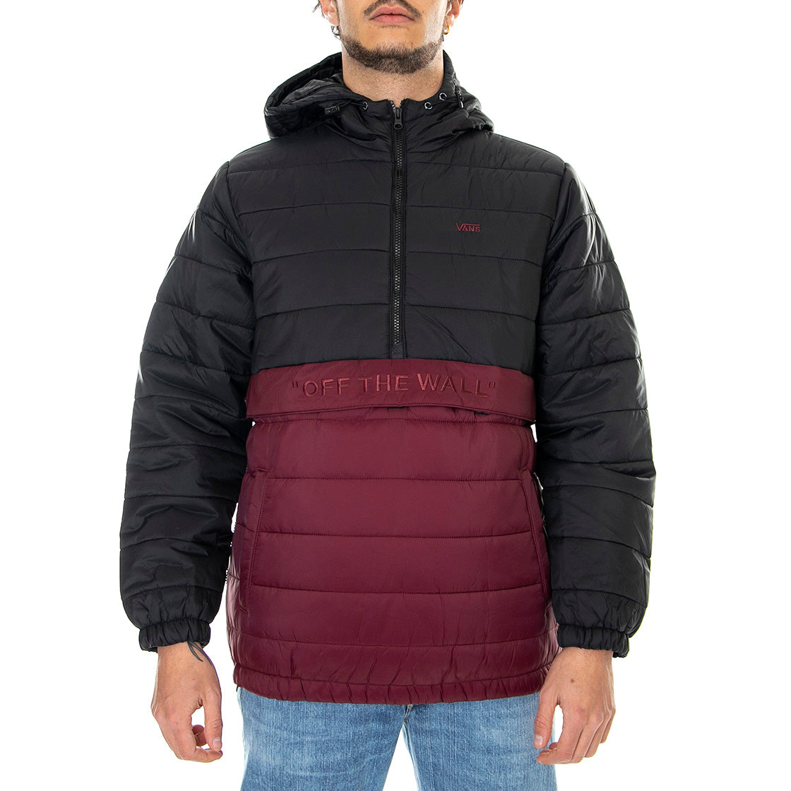 Carlton Puffer Anorak II - Giacca con Cappuccio Uomo Nera / Port Royale VN0A4RRD9NZ1 . VANS 