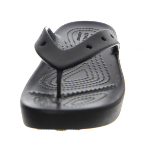 W' Classic Platform Flip Black - Sandali Donna Neri CR.207714-BLK . CROCS 