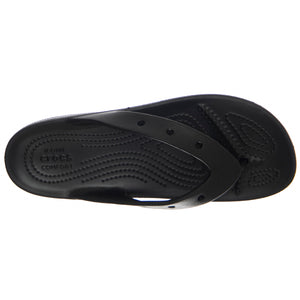 W' Classic Platform Flip Black - Sandali Donna Neri CR.207714-BLK . CROCS 