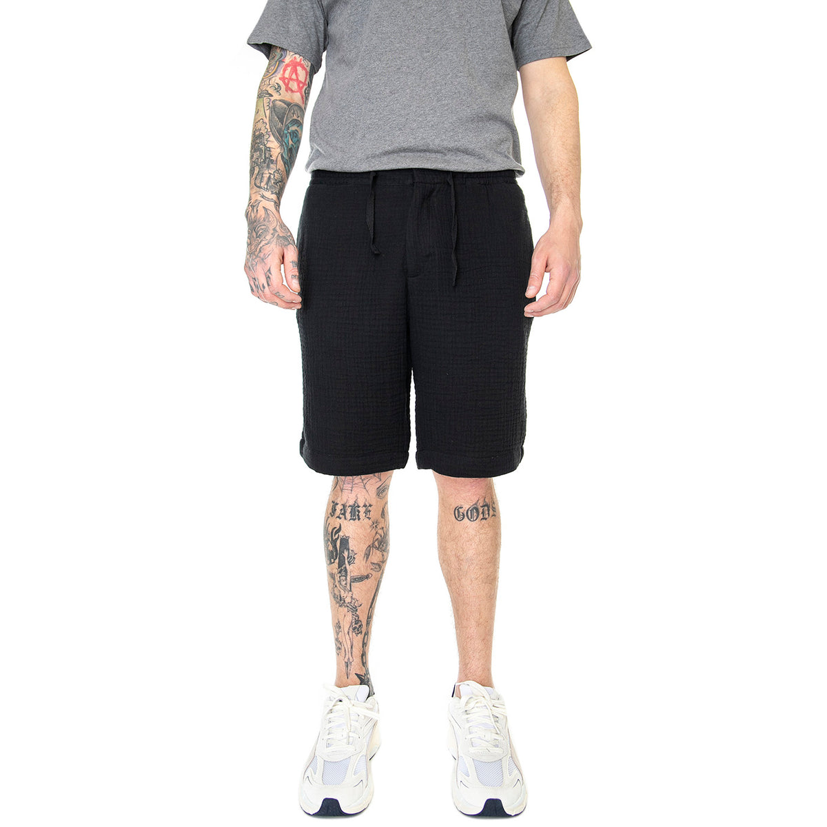 Ralston Shorts Black - Bermuda Uomo Neri 330776-110 . ELVINE 