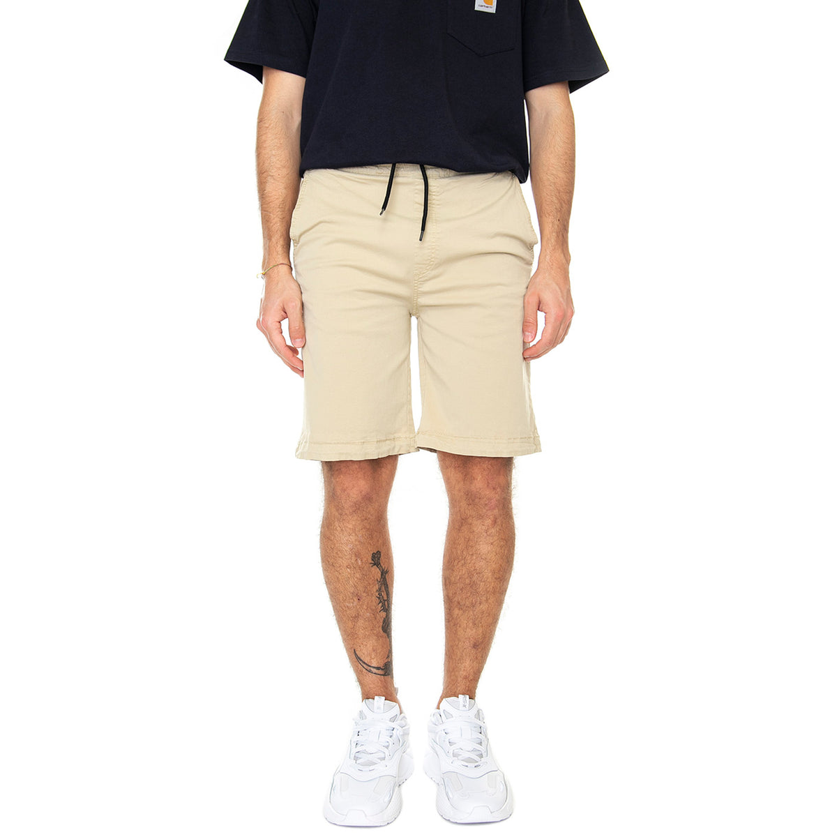Jogger Short Ice - Bermuda Uomo Beige 23SIJS01-ICE . IUTER 
