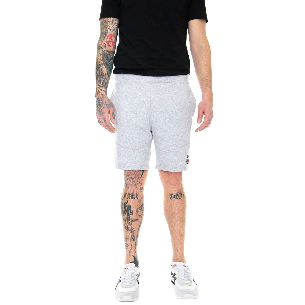 ESS Short Regular N1 M Gris Chiné Clair - Bermuda Uomo Grigi 2310354-GCC . LE COQ SPORTIF 