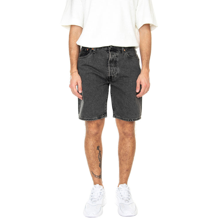 501 Original Short Permanent Marker Short Grey - Bermuda Denim Jeans Uomo Grigi 36512-0165 . LEVIS 