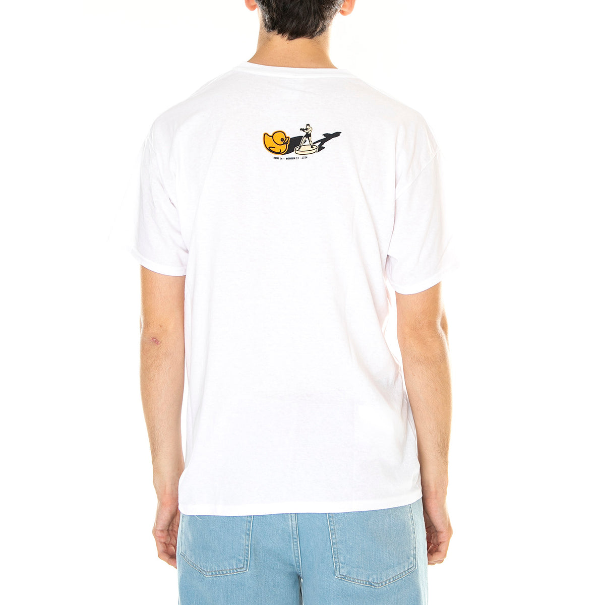 M' Erk14 For London 03 White - Maglietta Girocollo Uomo Bianca ERK14-30 . LONDON STORE 