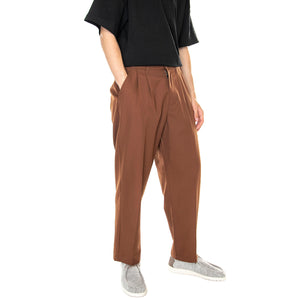 M' Fubar Pleated Pant Sepia - Pantaloni Uomo Marroni 142020201-SEP . OBEY 