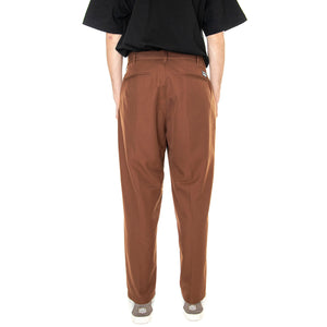 M' Fubar Pleated Pant Sepia - Pantaloni Uomo Marroni 142020201-SEP . OBEY 