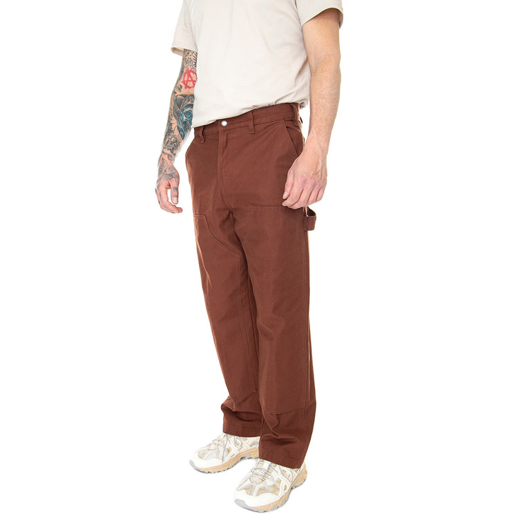 Big Timer Double Knee Carpenter Pant Sepia - Pantaloni Uomo Marroni 142020211-SEP . OBEY 