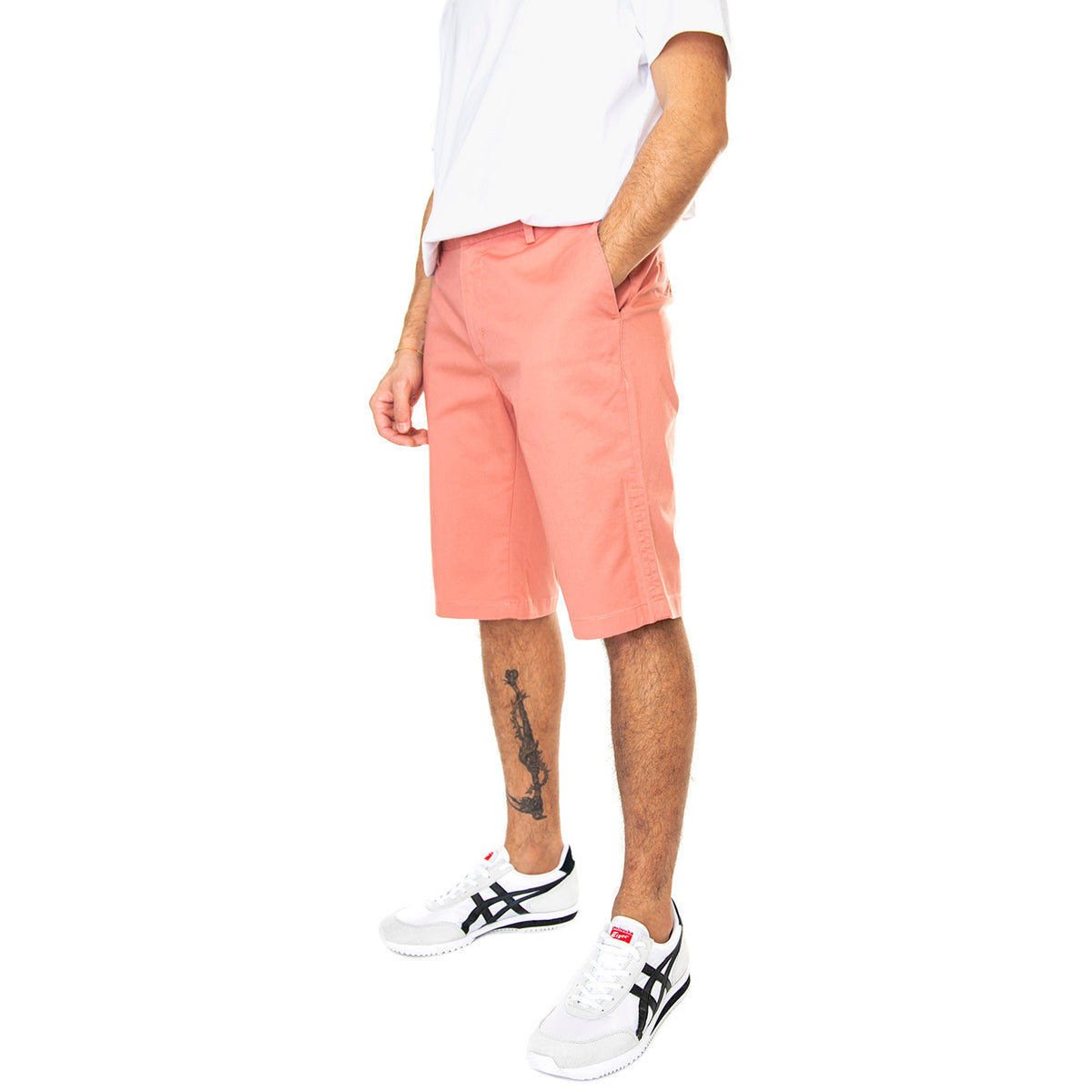 Signature Chino Short Dark Pink - Bermuda Uomo Rosa 65091-530 . BEN SHERMAN 